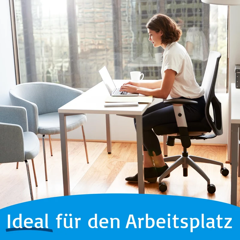 Floordirekt Bodenschutzmatte für Hartböden - Neo - transparente Bürostuhlunterlage Bodenmatte Stuhlunterlage - Stärke: 1,5 mm (Transparent, 150 x 200 cm)