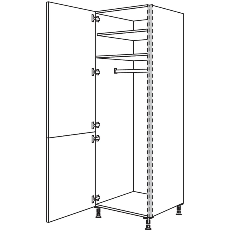 nobilia XL-Garderobenschrank NHSWG40-1X 40 cm