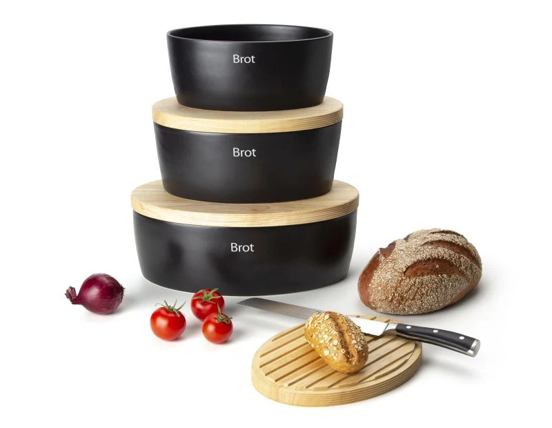 Brottopf mit Holzdeckel