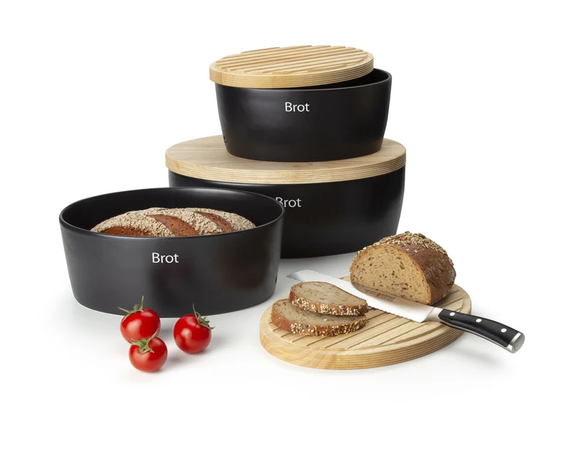 Brottopf mit Holzdeckel