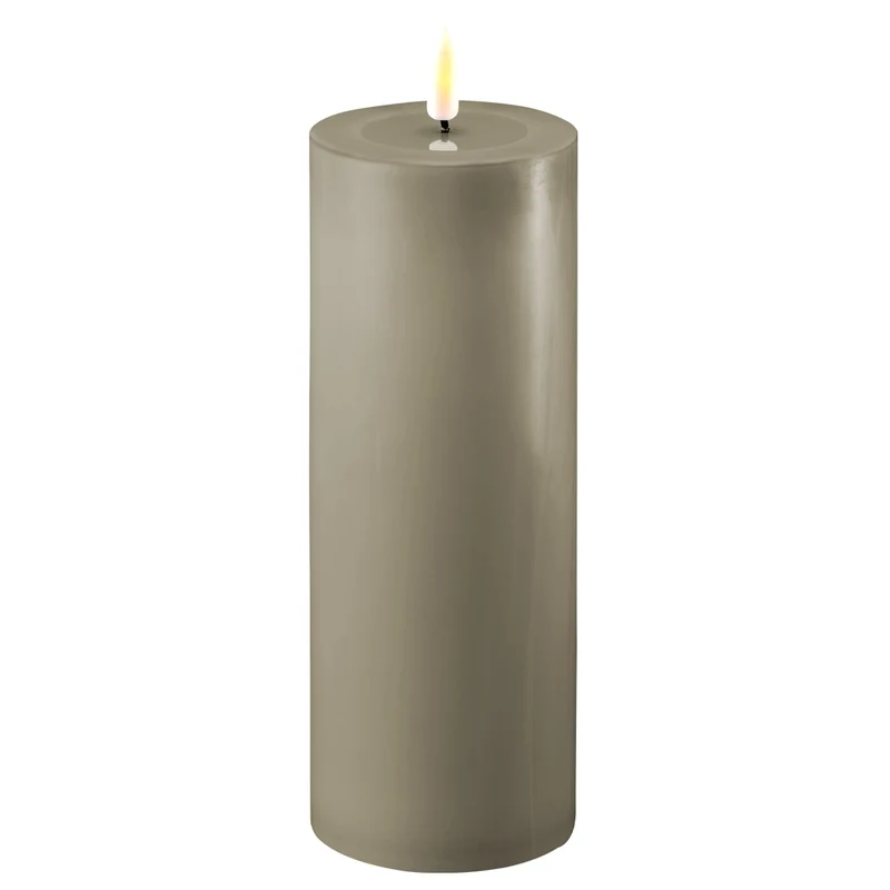 LED-Stumpenkerze 20 cm