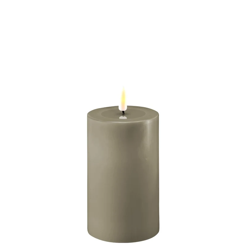 LED-Stumpenkerze 12,5 cm