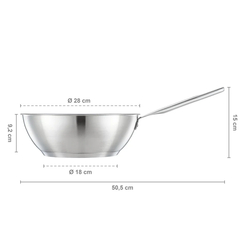 Wok 28cm "All Steel"