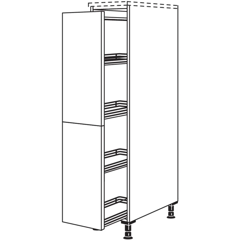 nobilia Highboard Apothekerschrank HDA40 40 cm