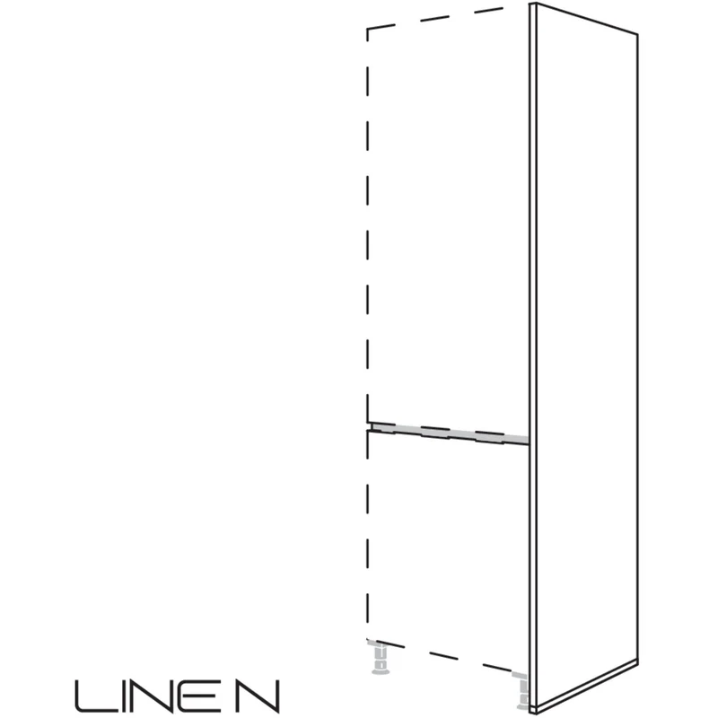 nobilia XL-LINE N-Abschlusswange NHWA25-3X