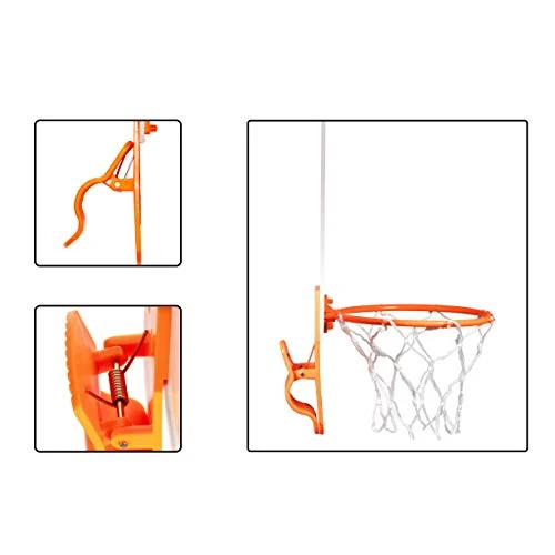 KrockaZone. Mini Basketballkorb für den Mülleimer Papierkorb mit kleinem Ball - Spaß fürs Zimmer, Tür, Büro, Zuhause, Kinder, Sport, Spielzeug