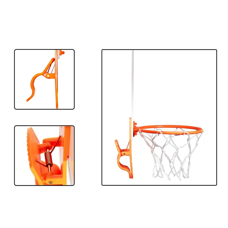 KrockaZone. Mini Basketballkorb für den Mülleimer Papierkorb mit kleinem Ball - Spaß fürs Zimmer, Tür, Büro, Zuhause, Kinder, Sport, Spielzeug