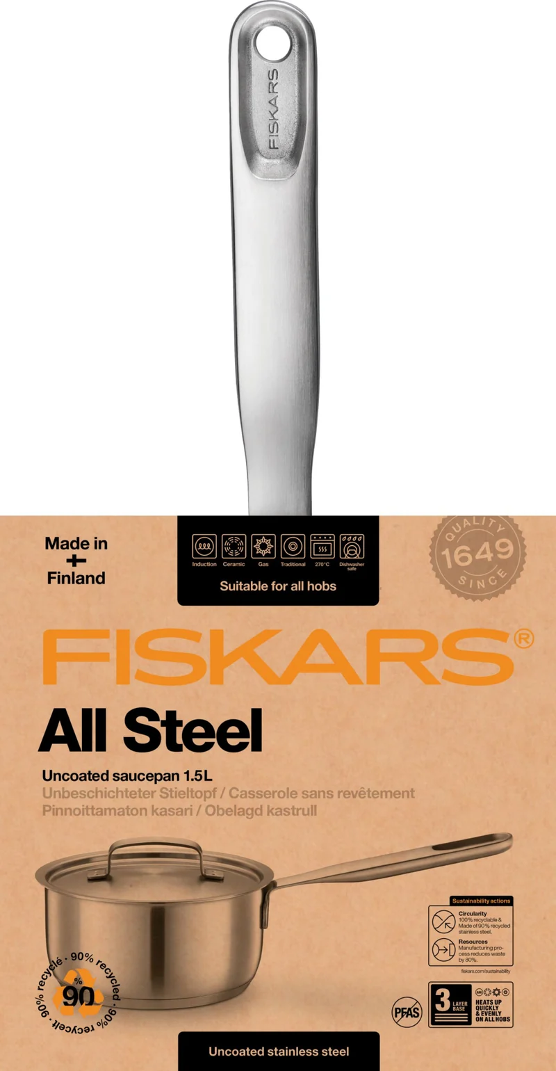 Stieltopf 1,5L "All Steel"