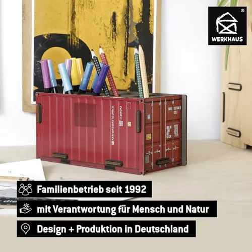 Werkhaus Container Penbox rot