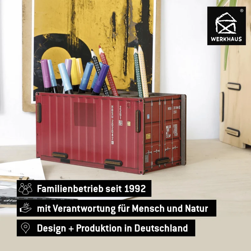 Werkhaus Container Penbox rot
