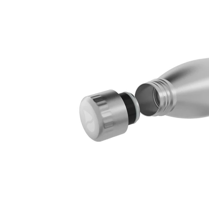 FLSK Trinkflasche mit Becher, stainless, 700ml, 28,8cm hoch