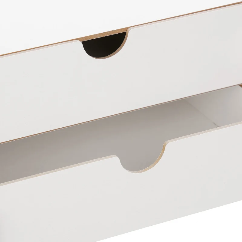 Relaxdays Schreibtisch Organizer MDF, weiß