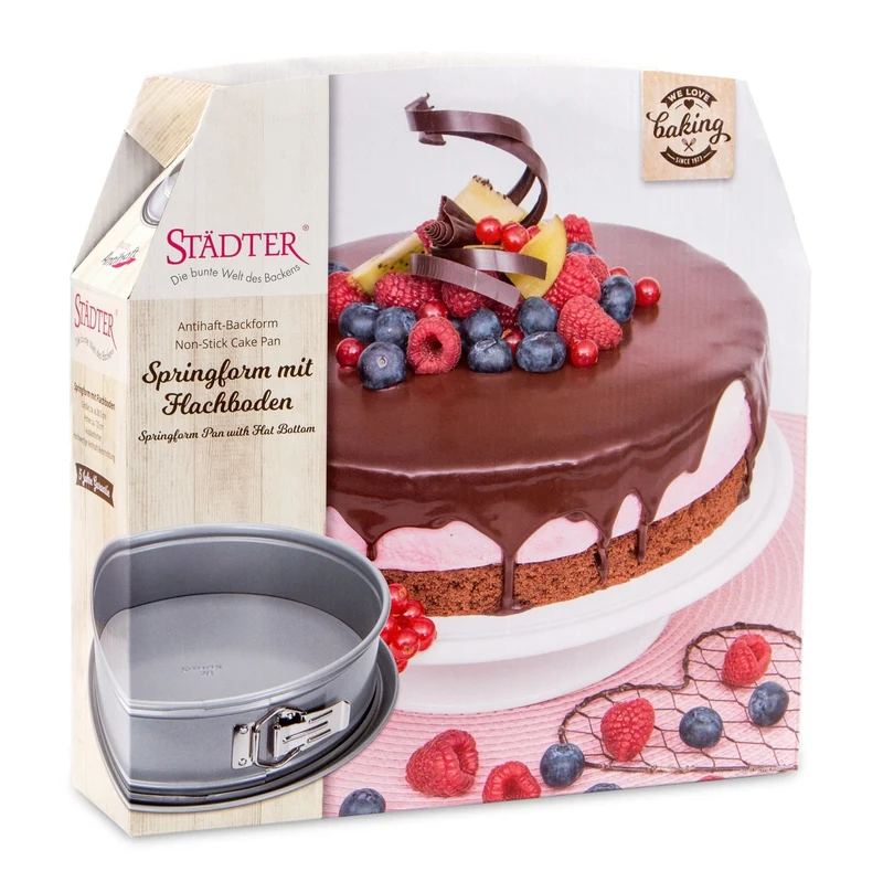 Städter 'we love baking Springform ø 28 cm / H 7 cm mit Flachboden'