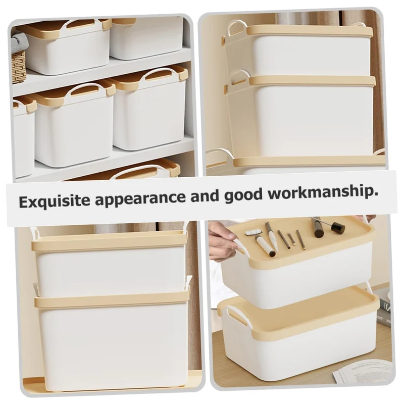 VALICLUD 2 Stück Schreibtisch-organizer-box Für Kleinteile Tragbare Aufbewahrungsbox Praktische Organisationsbox Für Stifte Platzsparend Und Langlebig Geeignet Für Zuhause Und Büro