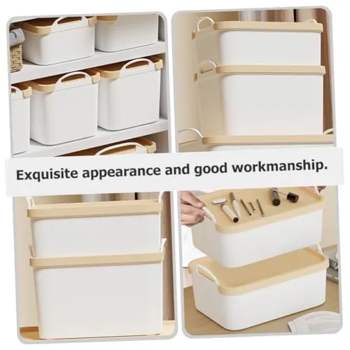 VALICLUD 2 Stück Schreibtisch-organizer-box Für Kleinteile Tragbare Aufbewahrungsbox Praktische Organisationsbox Für Stifte Platzsparend Und Langlebig Geeignet Für Zuhause Und Büro