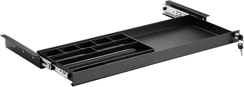 CAVO Dokumentenschublade abschließbar aus Stahl 740 x 250 mm