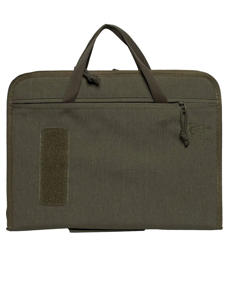 Tasmanian Tiger TT File Server MKII Din A4 Ringordner Schreibmappe, Organizer Dokumenten-Tasche mit integr. Ringordner & Klemmbrett (Oliv)