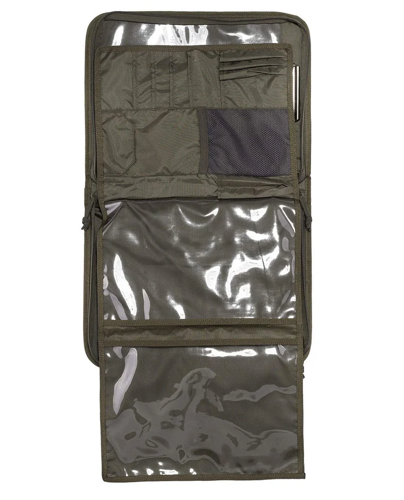 Tasmanian Tiger TT File Server MKII Din A4 Ringordner Schreibmappe, Organizer Dokumenten-Tasche mit integr. Ringordner & Klemmbrett (Oliv)