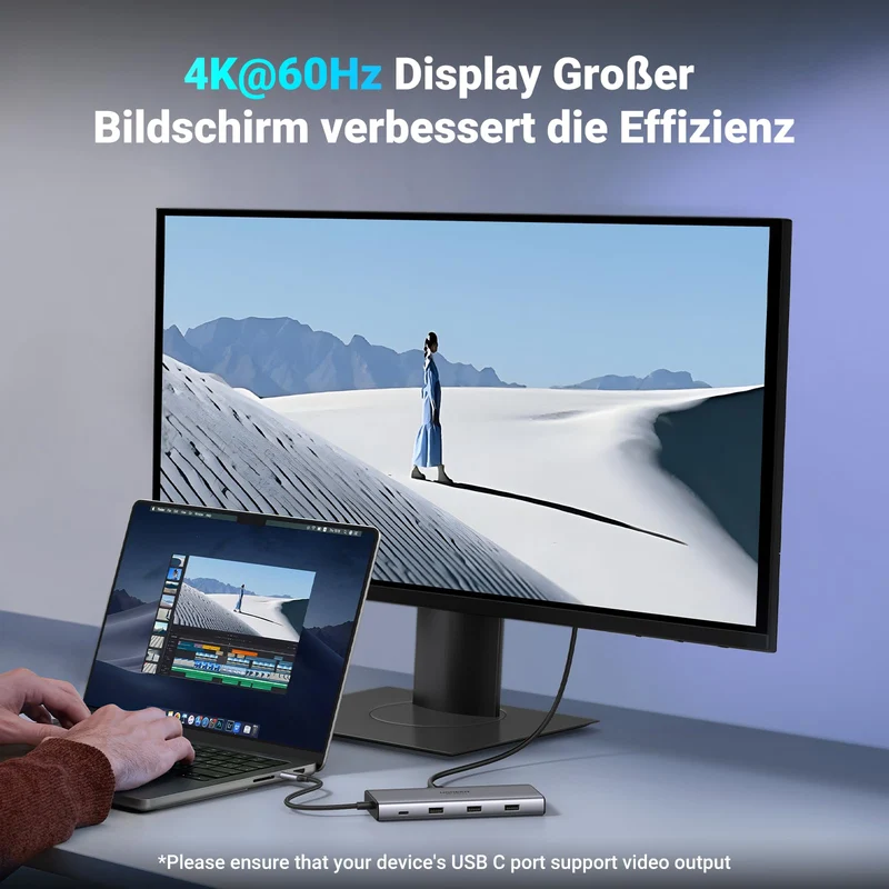 UGREEN Revodok Pro 109 USB C Hub 10Gbps Docking Station HDMI 4K@60Hz