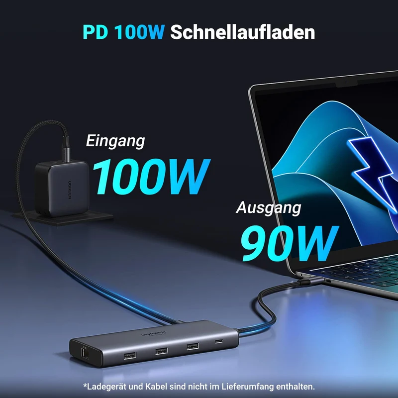 UGREEN Revodok Pro 109 USB C Hub 10Gbps Docking Station HDMI 4K@60Hz