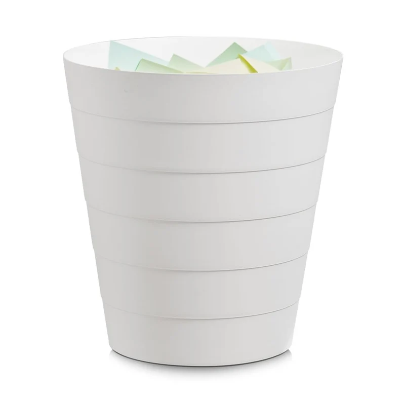 Papierkorb Mülleimer 13,5 Liter Fassungsvermögen (weiß)