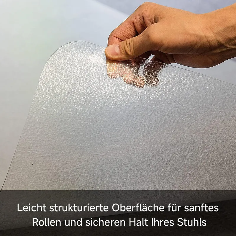 Bodenschutzmatte Bürostuhl, 75×120cm transparent Schreibtischstuhlunterlage