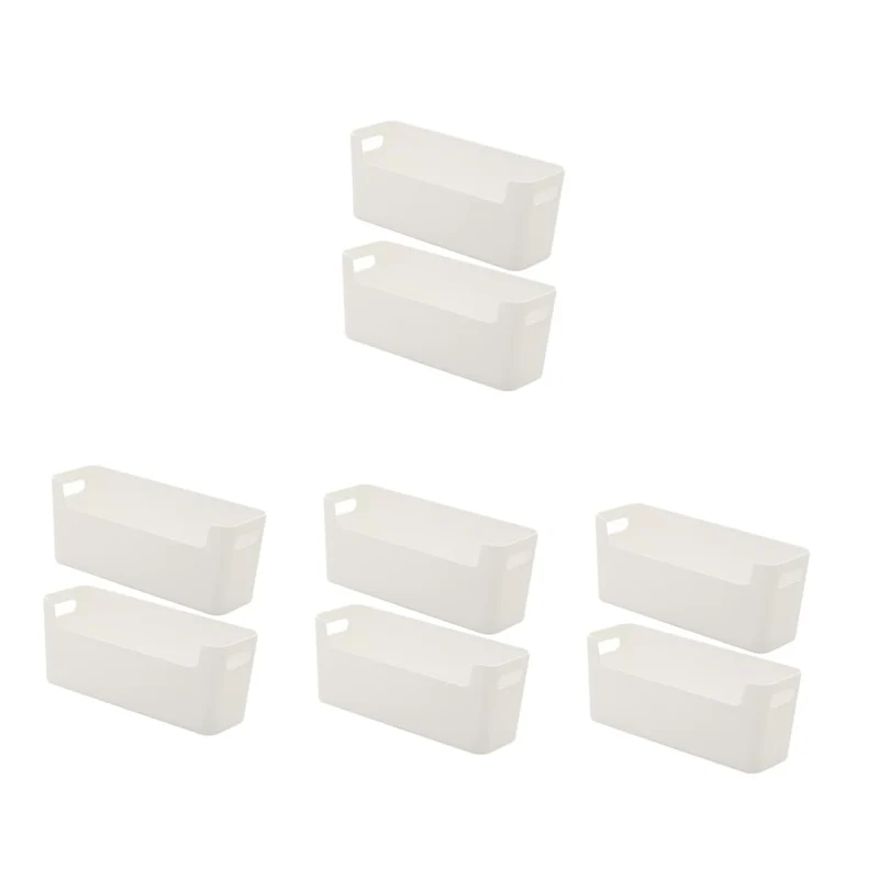 Alipis 4 Sätze Kleiner Organizer Für Zu Hause Buch Aufbewahrungsbox Office Organizer Montiert Badezimmerschrank- Zur Wandmontage Kommode Schultisch-boxen Pp 2 Stück * 4
