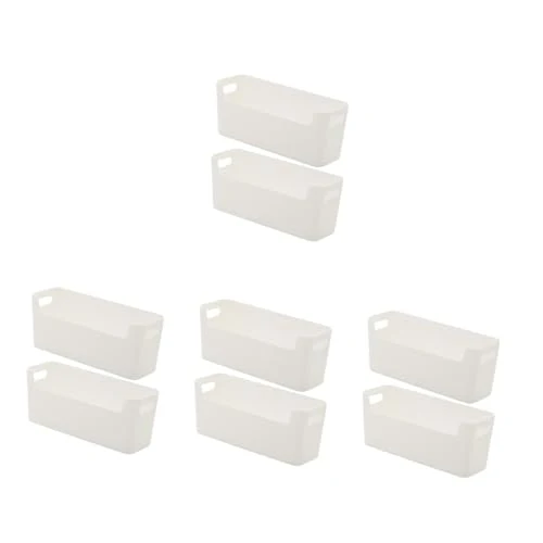 Alipis 4 Sätze Kleiner Organizer Für Zu Hause Buch Aufbewahrungsbox Office Organizer Montiert Badezimmerschrank- Zur Wandmontage Kommode Schultisch-boxen Pp 2 Stück * 4