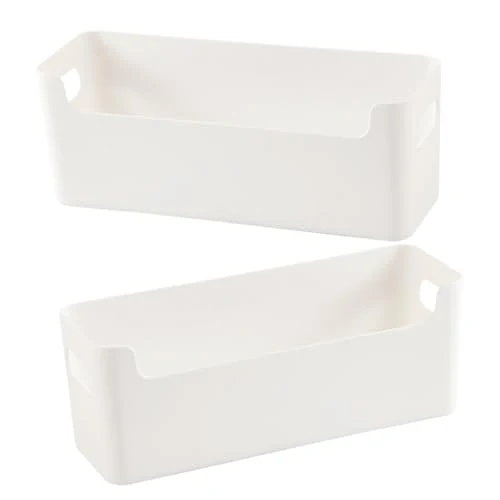 Alipis 4 Sätze Kleiner Organizer Für Zu Hause Buch Aufbewahrungsbox Office Organizer Montiert Badezimmerschrank- Zur Wandmontage Kommode Schultisch-boxen Pp 2 Stück * 4