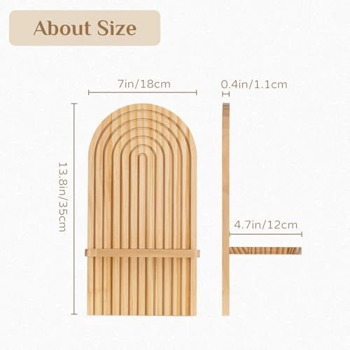Wandregal Holz Boho Wanddeko, Kinderzimmer Regale Wand Deko