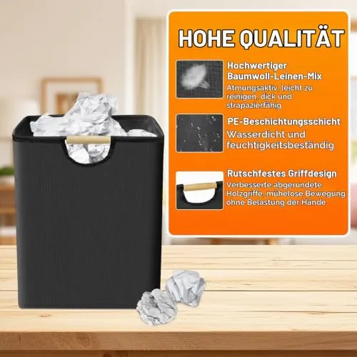 LZDMY Papierkorb Mülleimer Büro 36L, Kleine Abfalleimer Büromülleimer