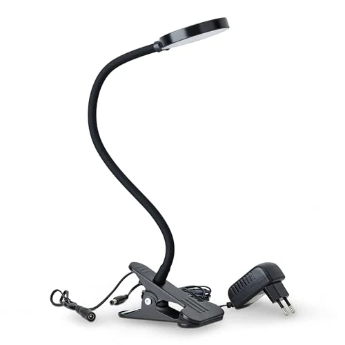 SEBSON Klemmlampe Bett 4W - dimmbare Schreibtischlampe mit Kabel & Stecker