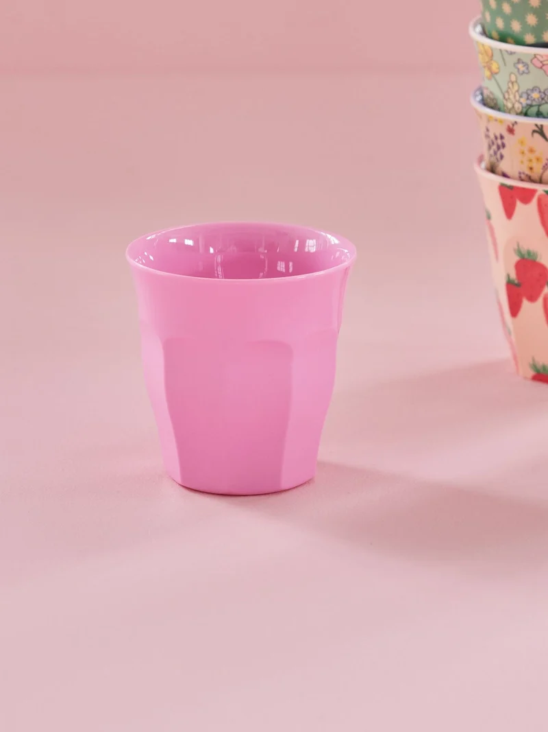 Rice, Melamine Becher dunkel Pink, 250 ml