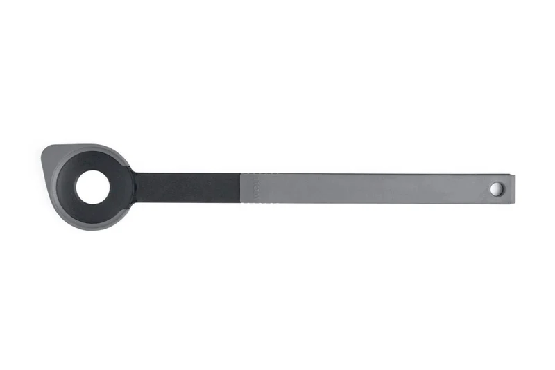 WOLL 'Cook it Lochlöffel - grau - 32,5cm'