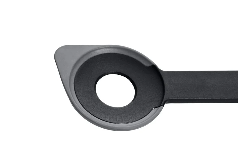 WOLL 'Cook it Lochlöffel - grau - 32,5cm'