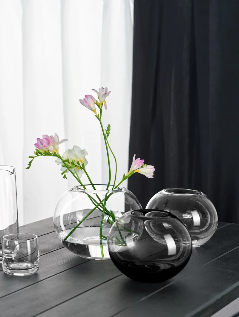ASA, Vase Crystal, D18cm, H14,3cm