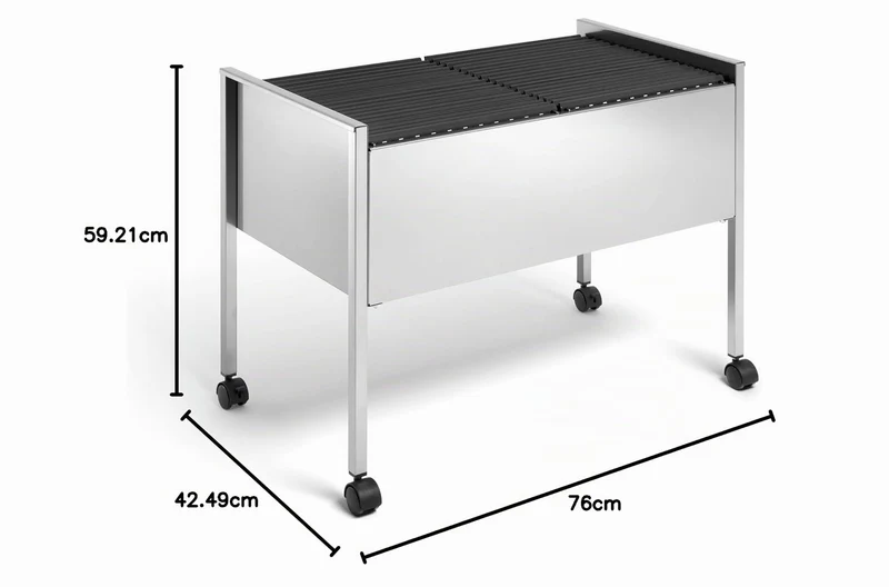 Durable Eco Hängemappenwagen 100 Duo, silber, 308223