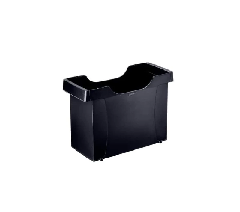 Leitz Hängemappenbox Uni-Box A4, Für bis zu 20 gefüllte A4 Hängemappen, Schwarz, Plus Serie, 19080095