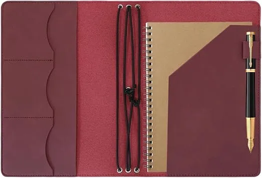 A5 Tagebuchhülle aus PU-Leder, Retro-Stil, für Notizbücher