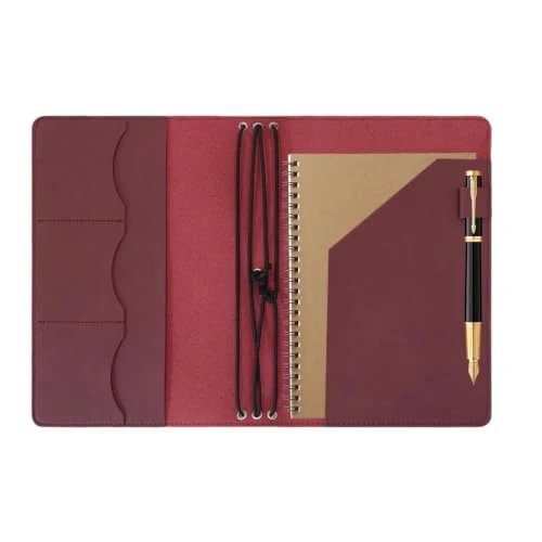 A5 Tagebuchhülle aus PU-Leder, Retro-Stil, für Notizbücher