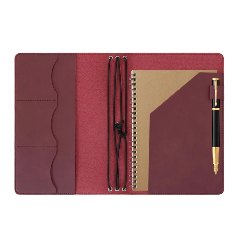 A5 Tagebuchhülle aus PU-Leder, Retro-Stil, für Notizbücher