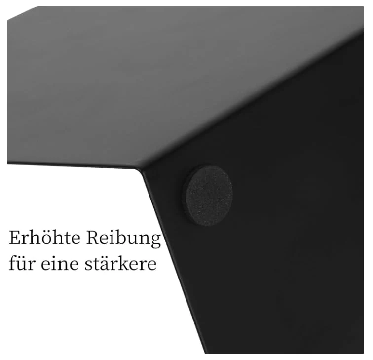 6 Stück Buchstütze, 20.5x13.5x9.3cm, Buchstützen aus Metall, Schwere Buchstütze für Büro Schule Zuhause Bibliothek