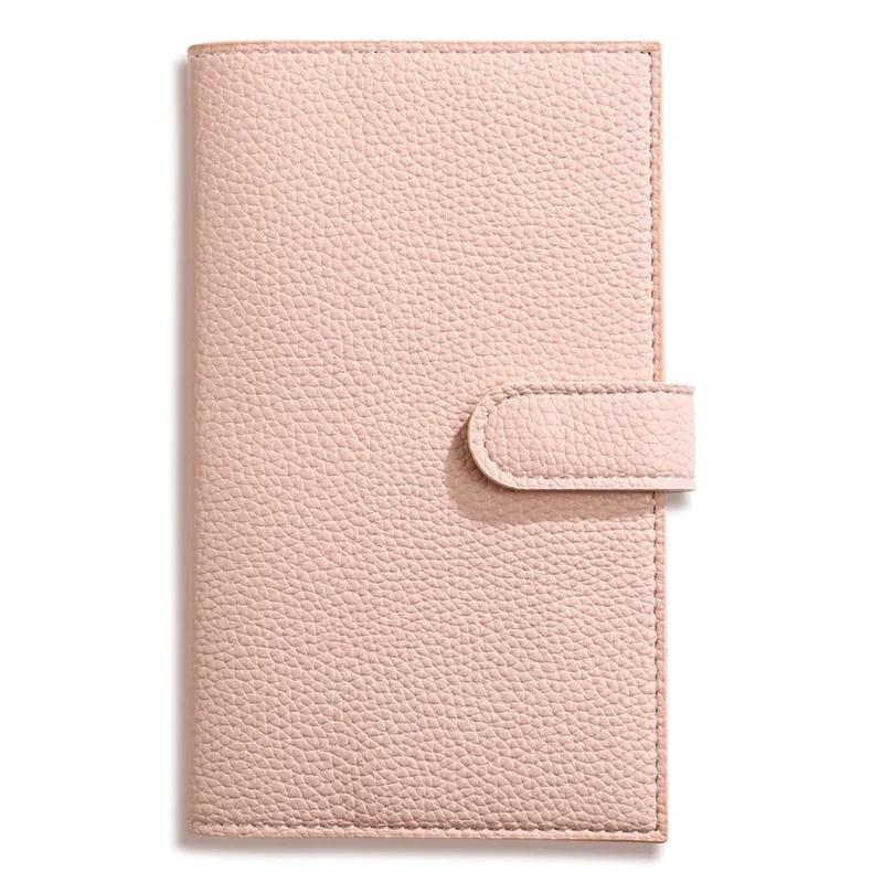 Notizbuch, A6-Taschen-Wochenplaner-Notizbuch mit Ledereinband in Mehrfarbig, 1 Stück(Pink)