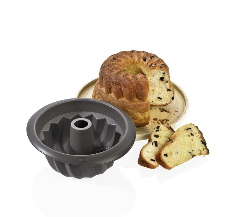 LURCH FlexiForm Gugelhupf 22cm Premium-Platin-Silikon braun