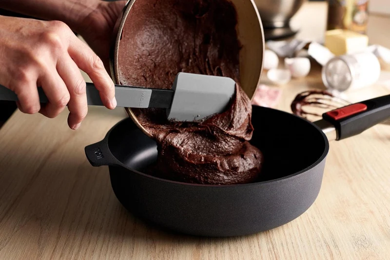 WOLL 'Cook it Teigschaber - grau - 32cm'
