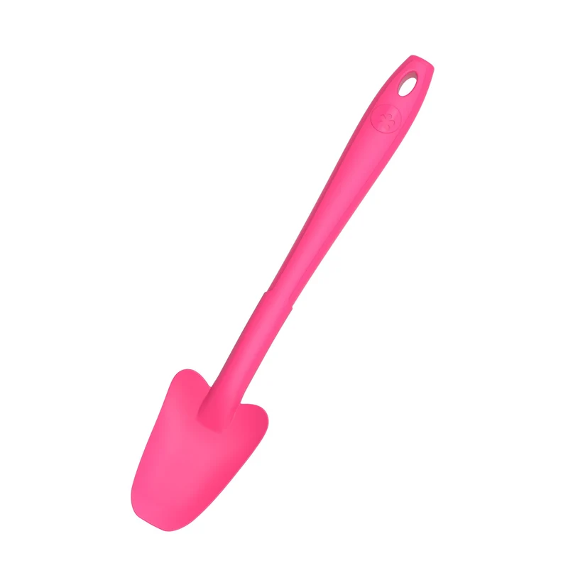 Restelöffel 20cm, KochBlume, Silikon, Edelstahl, pink