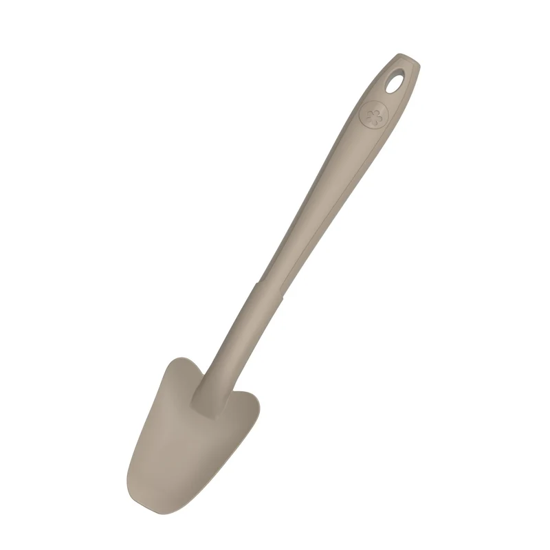 Restelöffel 20cm, KochBlume, Silikon, Edelstahl, taupe
