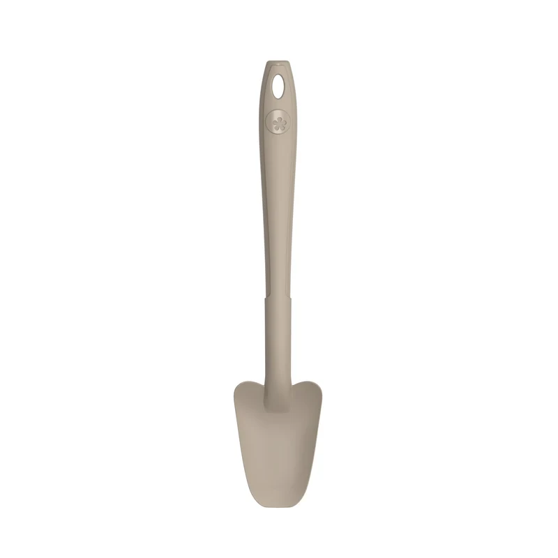 Restelöffel 20cm, KochBlume, Silikon, Edelstahl, taupe