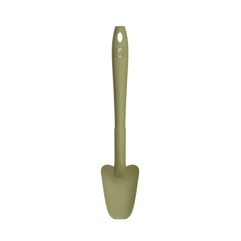 Restelöffel 20cm, KochBlume, Silikon, Edelstahl, olive