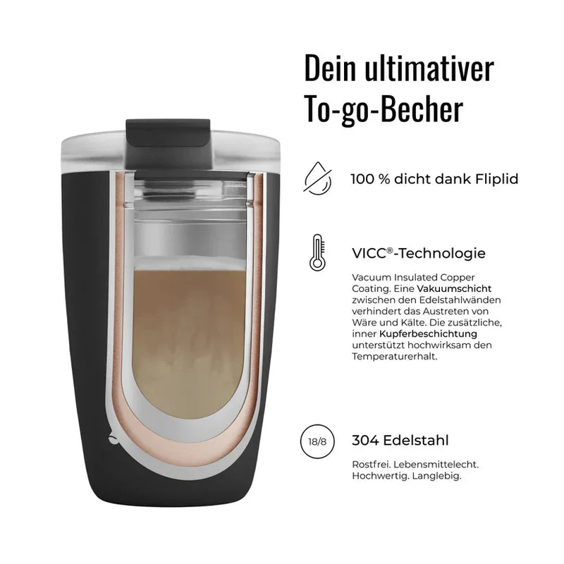 FLSK To-Go - Cup 350ml nordic plum